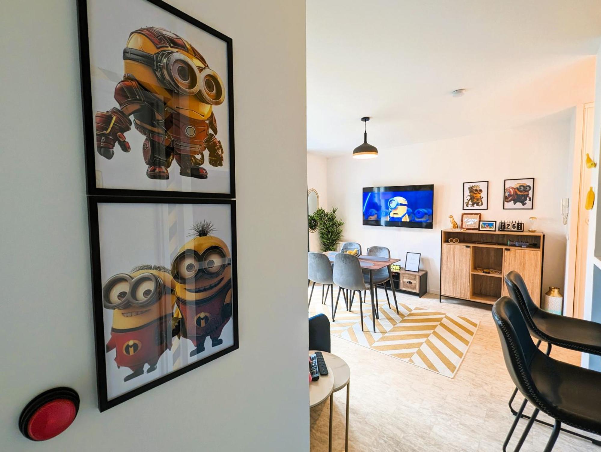 Appartement Le Repaire Des Minions - 10' - Familial *
