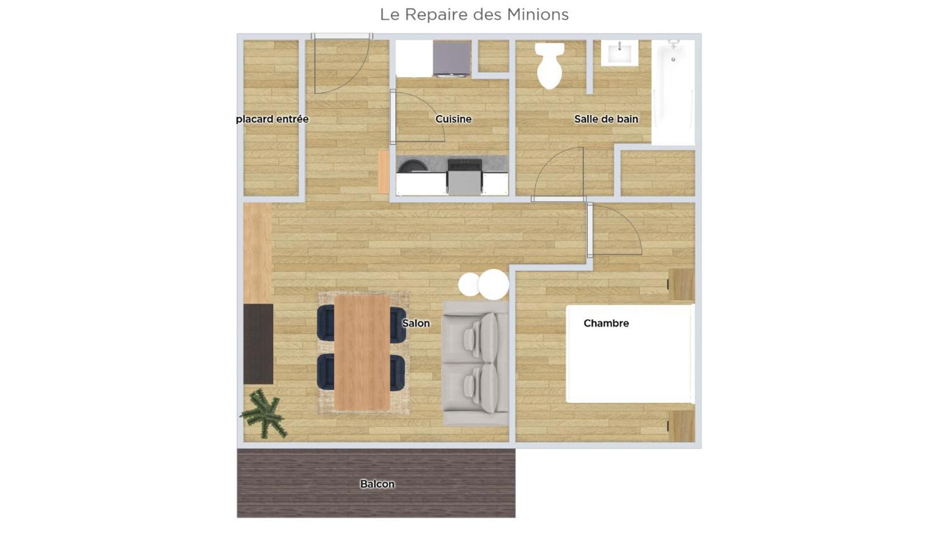 Le Repaire Des Minions - 10' - Familial Appartement Bailly-Romainvilliers