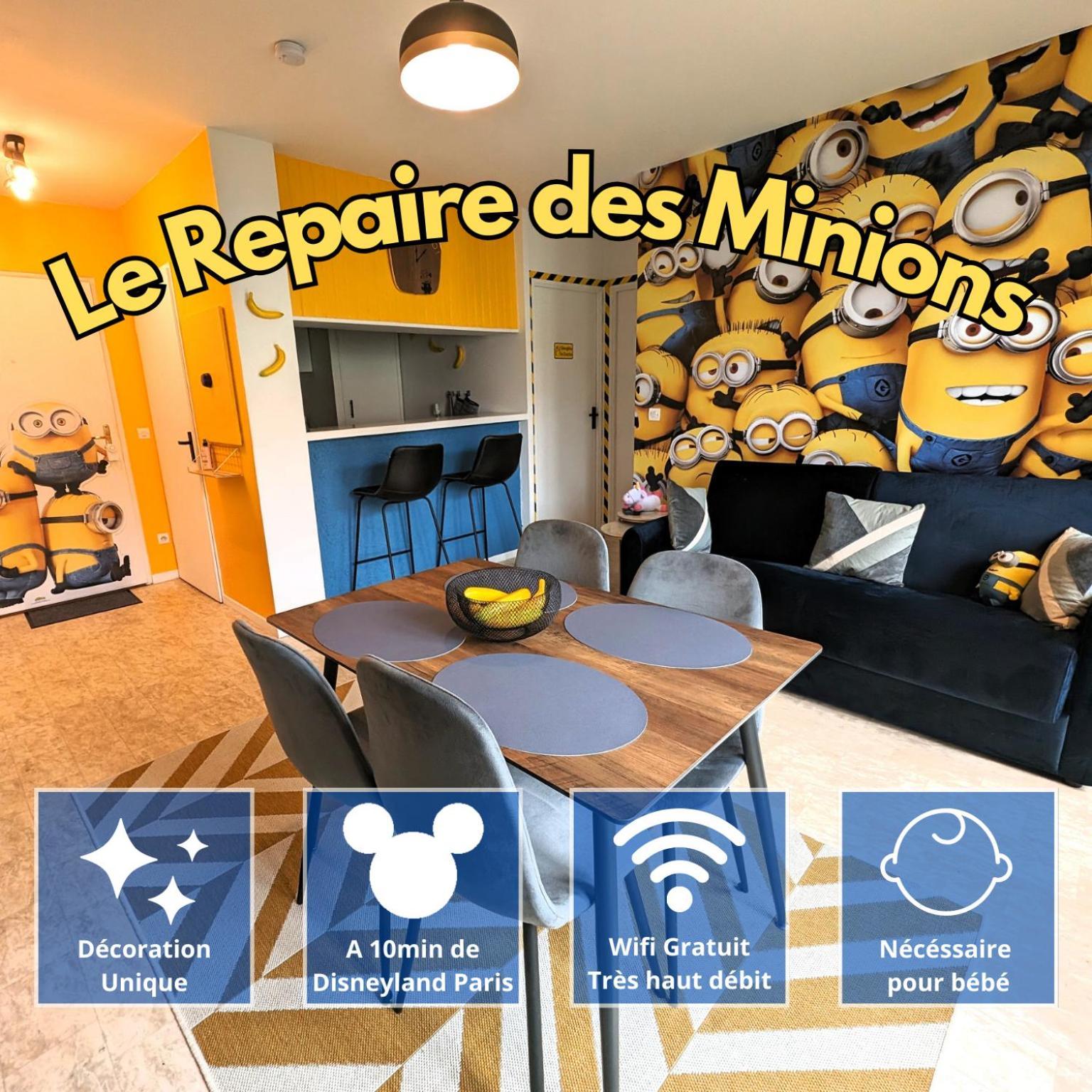 Le Repaire Des Minions - 10' - Familial Apartment Bailly-Romainvilliers